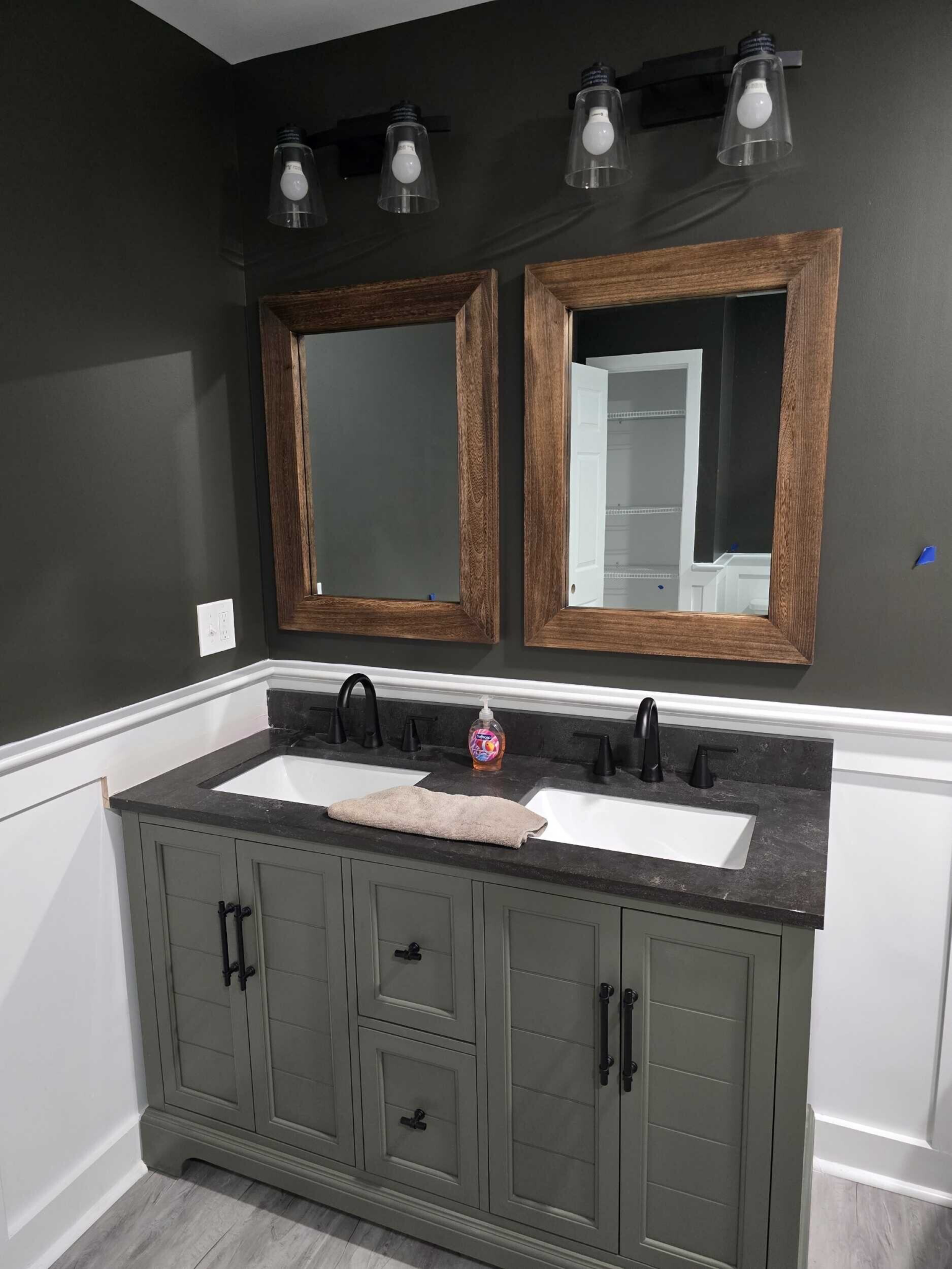 Tub-to-Shower in a Dynamic Remodeling bathroom remodel, South Jersey
